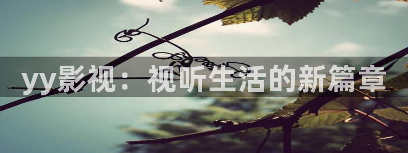 爱丫爱丫影院电视剧少年游：yy影视：视听生活的新篇章